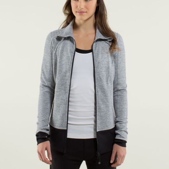 Lululemon Nice Asana Jacket Heathered Herringbone - Picture 4 of 9